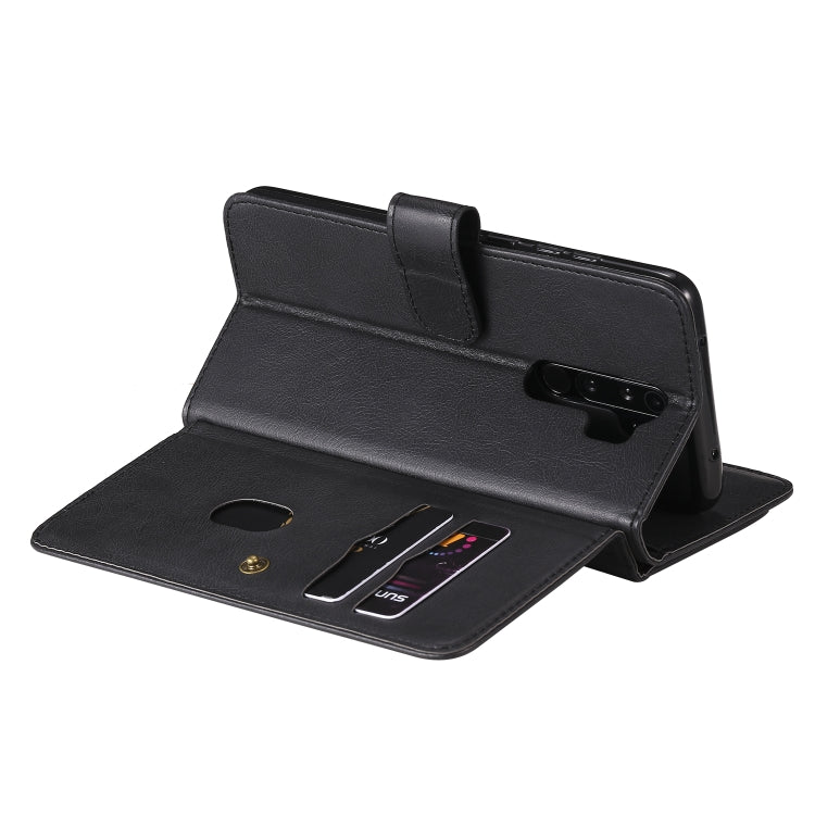 For Xiaomi Redmi Note 8 Pro Multifunctional Magnetic Copper Buckle Horizontal Flip Solid Color Leather Case with 10 Card Slots & Wallet & Holder & Photo Frame