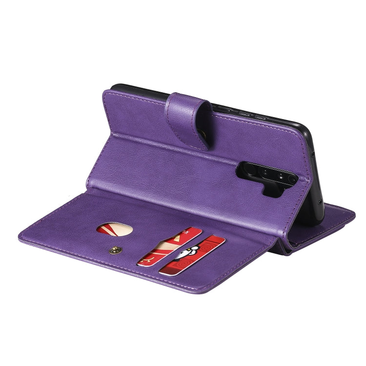 For Xiaomi Redmi Note 8 Pro Multifunctional Magnetic Copper Buckle Horizontal Flip Solid Color Leather Case with 10 Card Slots & Wallet & Holder & Photo Frame