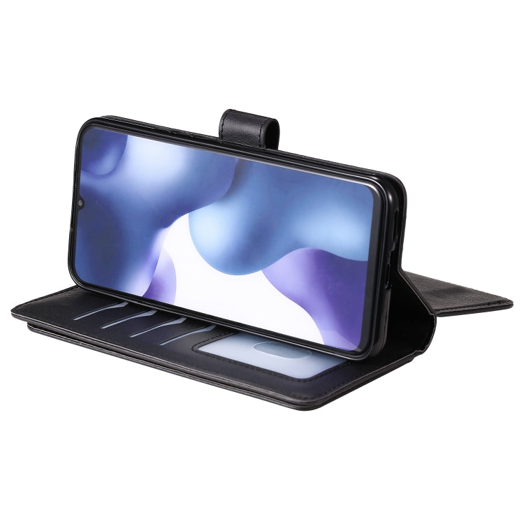 For Xiaomi Mi 10 Lite Multifunctional Magnetic Copper Buckle Horizontal Flip Solid Color Leather Case with 10 Card Slots & Wallet & Holder & Photo Frame