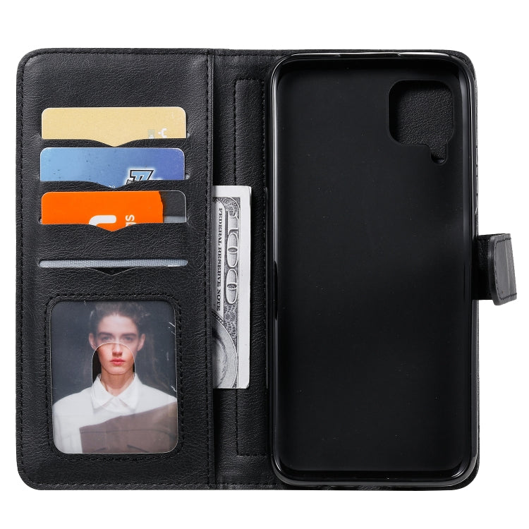 For Huawei P40 Lite Multifunctional Magnetic Copper Buckle Horizontal Flip Solid Color Leather Case with 10 Card Slots & Wallet & Holder & Photo Frame