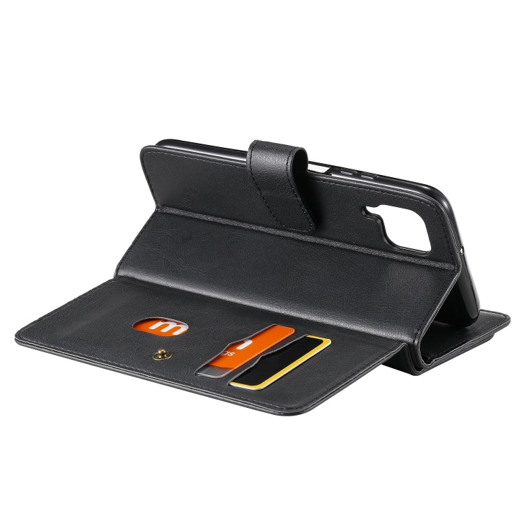 For Huawei P40 Lite Multifunctional Magnetic Copper Buckle Horizontal Flip Solid Color Leather Case with 10 Card Slots & Wallet & Holder & Photo Frame