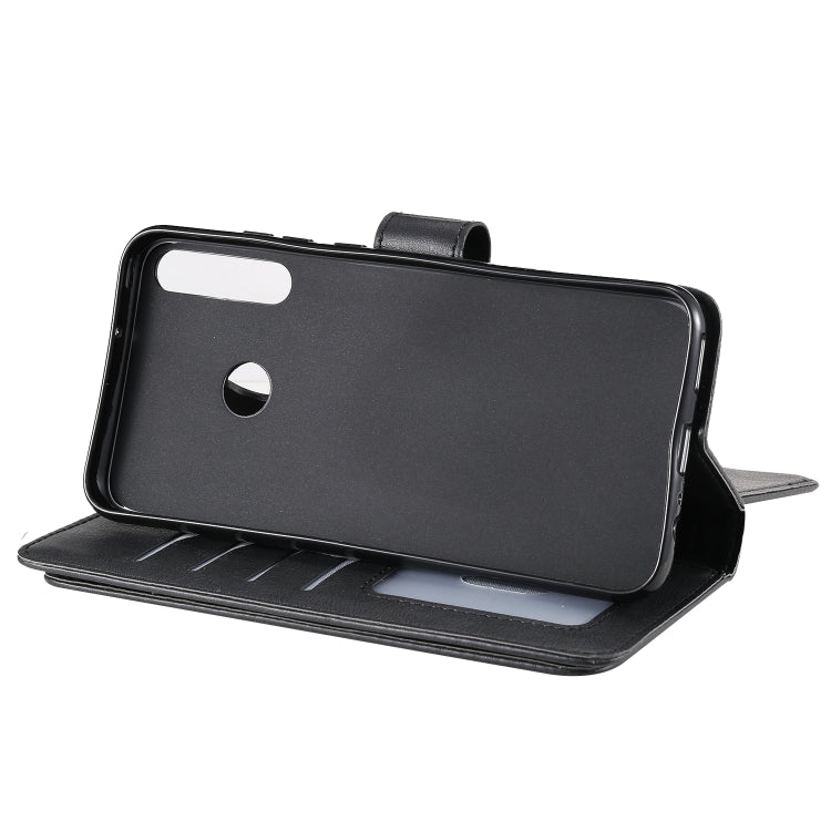 For Huawei P40 Lite E Multifunctional Magnetic Copper Buckle Horizontal Flip Solid Color Leather Case with 10 Card Slots & Wallet & Holder & Photo Frame