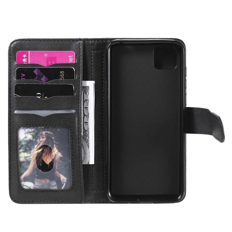 For Huawei Y5P / 9S Multifunctional Magnetic Copper Buckle Horizontal Flip Solid Color Leather Case with 10 Card Slots & Wallet & Holder & Photo Frame