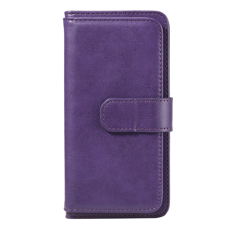 For Huawei Y5P / 9S Multifunctional Magnetic Copper Buckle Horizontal Flip Solid Color Leather Case with 10 Card Slots & Wallet & Holder & Photo Frame