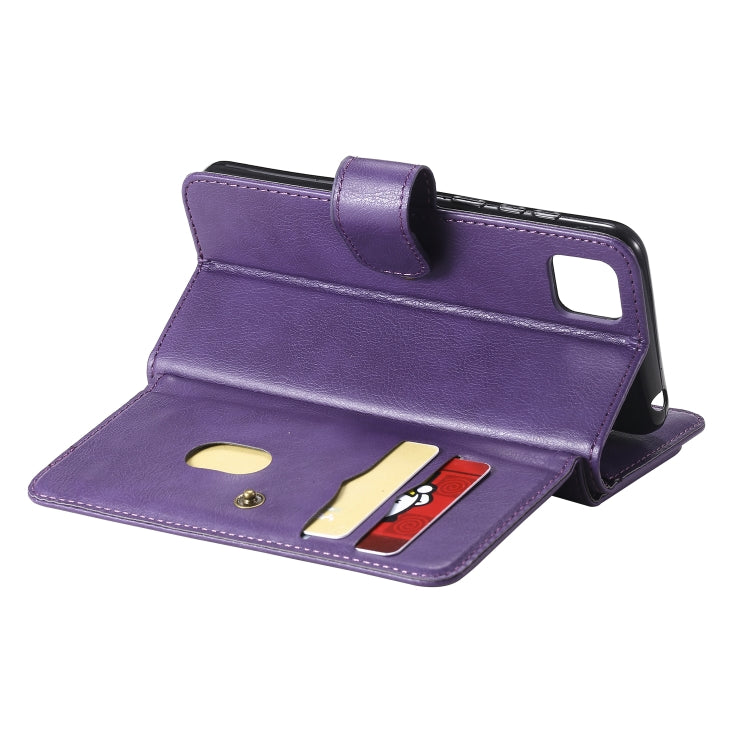 For Huawei Y5P / 9S Multifunctional Magnetic Copper Buckle Horizontal Flip Solid Color Leather Case with 10 Card Slots & Wallet & Holder & Photo Frame