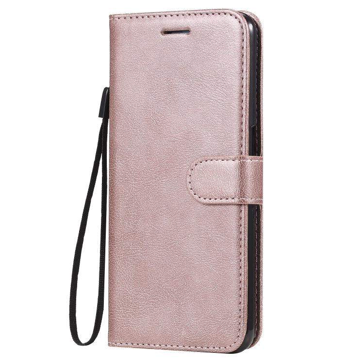 For Oppo A52 / A72 / A92 Solid Color Horizontal Flip Protective Leather Case with Holder & Card Slots & Wallet & Photo Frame & Lanyard