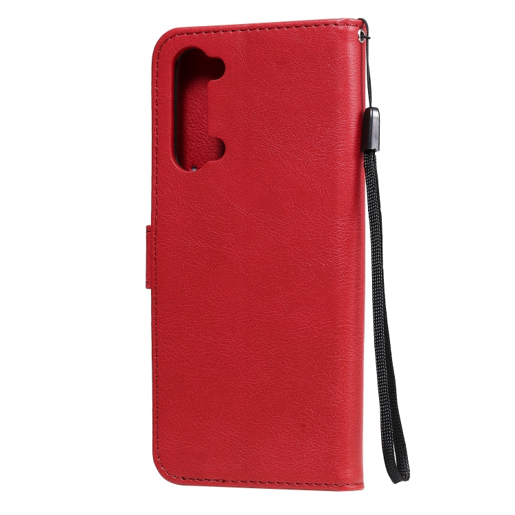 For Oppo Reno3 5G / Find X2 Lite Solid Color Horizontal Flip Protective Leather Case with Holder & Card Slots & Wallet & Photo Frame & Lanyard