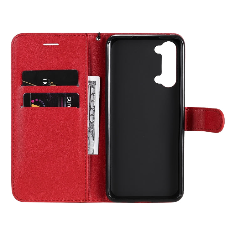 For Oppo Reno3 5G / Find X2 Lite Solid Color Horizontal Flip Protective Leather Case with Holder & Card Slots & Wallet & Photo Frame & Lanyard