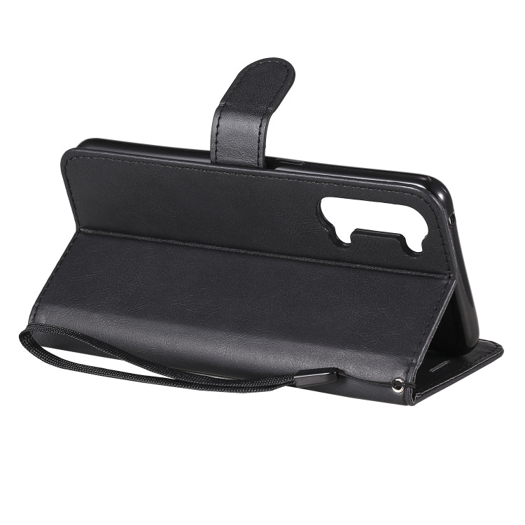 For Oppo Reno3 5G / Find X2 Lite Solid Color Horizontal Flip Protective Leather Case with Holder & Card Slots & Wallet & Photo Frame & Lanyard