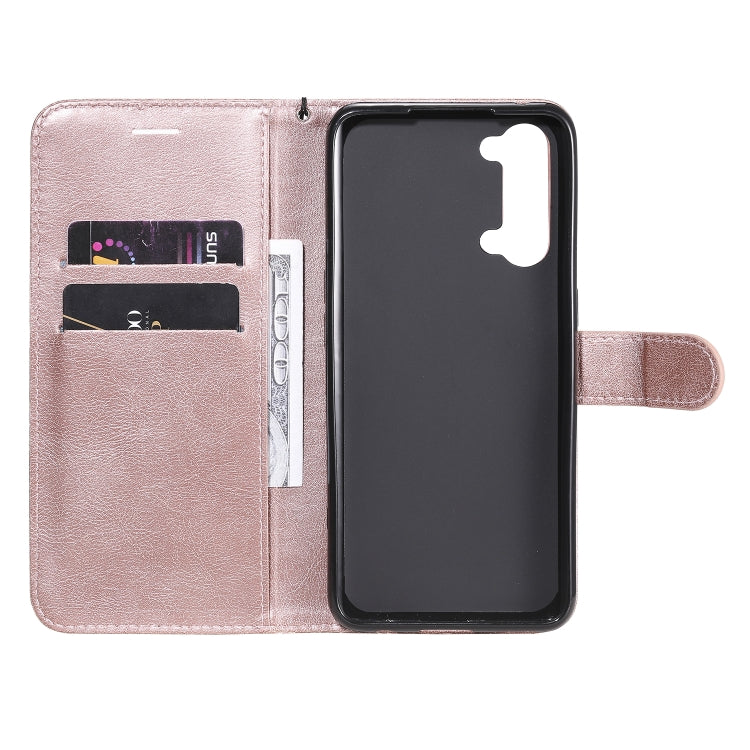 For Oppo Reno3 5G / Find X2 Lite Solid Color Horizontal Flip Protective Leather Case with Holder & Card Slots & Wallet & Photo Frame & Lanyard