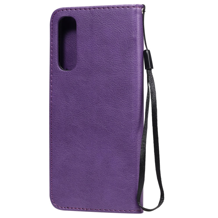For Oppo Reno3 Pro 4G Solid Color Horizontal Flip Protective Leather Case with Holder & Card Slots & Wallet & Photo Frame & Lanyard