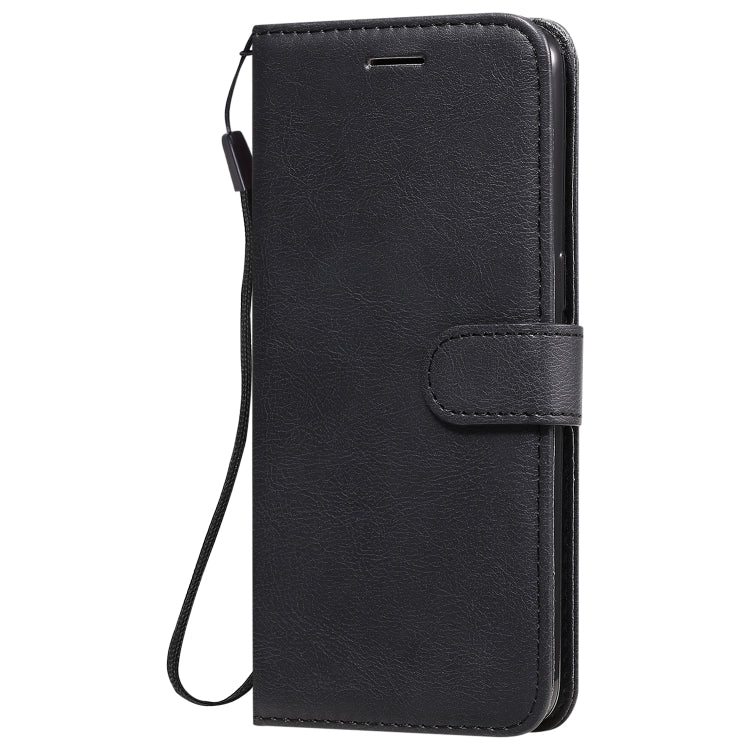 For Oppo Reno3 Pro 4G Solid Color Horizontal Flip Protective Leather Case with Holder & Card Slots & Wallet & Photo Frame & Lanyard