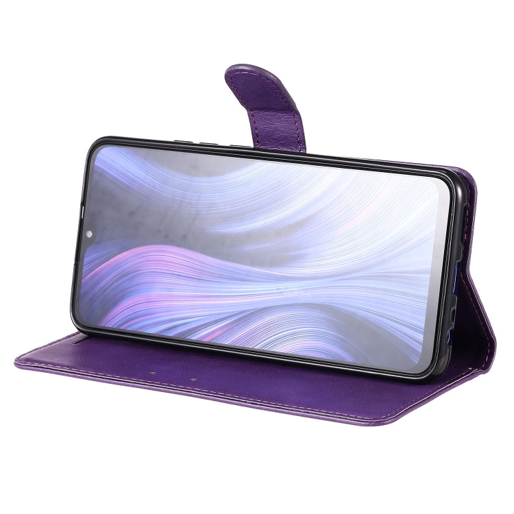 For Xiaomi Redmi 9 Solid Color Horizontal Flip Protective Leather Case with Holder & Card Slots & Wallet & Photo Frame & Lanyard