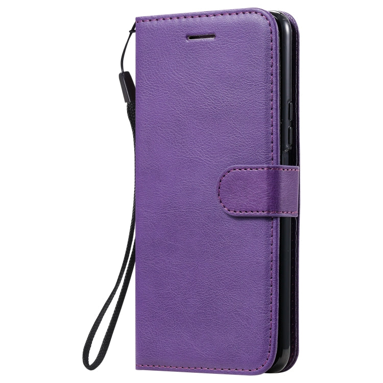 For Huawei Enjoy Z Solid Color Horizontal Flip Protective Leather Case with Holder & Card Slots & Wallet & Photo Frame & Lanyard