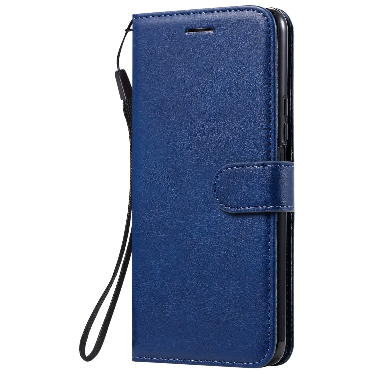For Huawei Enjoy Z Solid Color Horizontal Flip Protective Leather Case with Holder & Card Slots & Wallet & Photo Frame & Lanyard