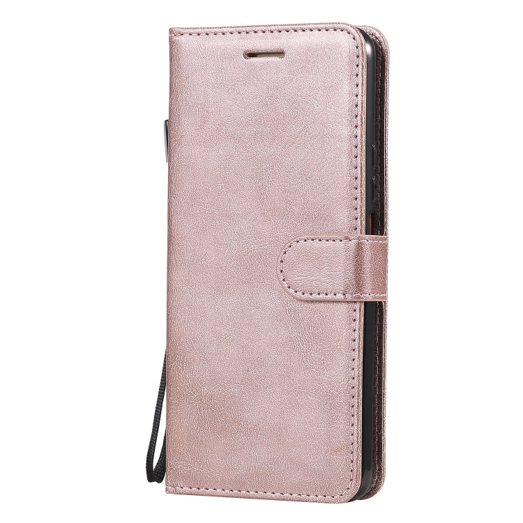 For Huawei Honor X10 Solid Color Horizontal Flip Protective Leather Case with Holder & Card Slots & Wallet & Photo Frame & Lanyard