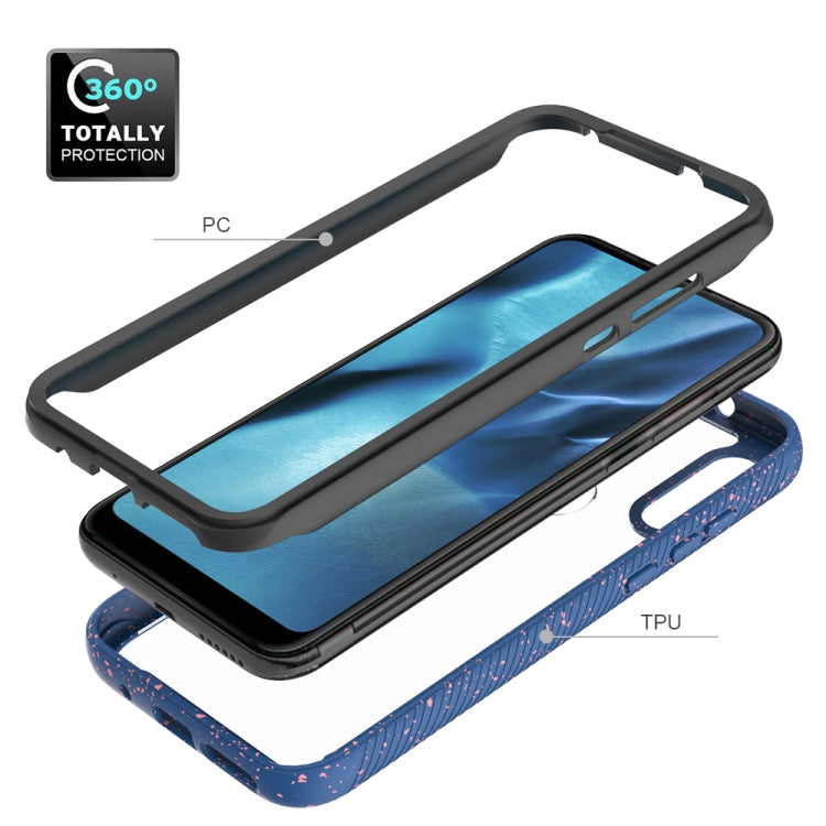 For Motorola Moto E7 Shockproof Starry Sky PC + TPU Protective Case
