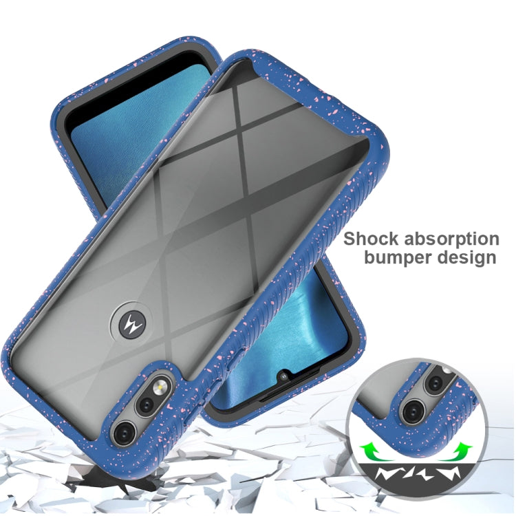 For Motorola Moto E7 Shockproof Starry Sky PC + TPU Protective Case