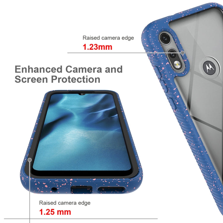 For Motorola Moto E7 Shockproof Starry Sky PC + TPU Protective Case