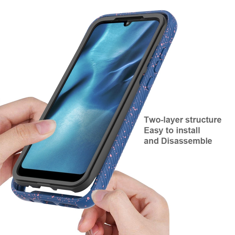 For Motorola Moto E7 Shockproof Starry Sky PC + TPU Protective Case