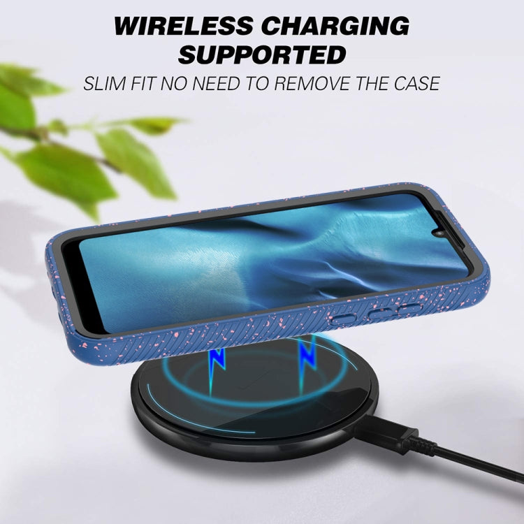 For Motorola Moto E7 Shockproof Starry Sky PC + TPU Protective Case