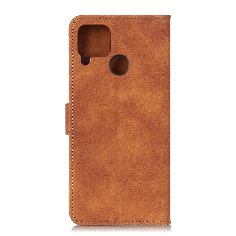 For OPPO Realme C15 KHAZNEH Texture PU + TPU Horizontal Flip Leather Case with Holder & Card Slots & Wallet