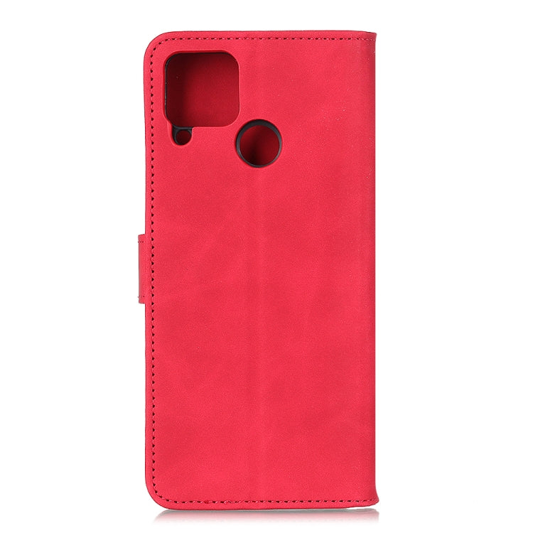 For OPPO Realme C15 KHAZNEH Texture PU + TPU Horizontal Flip Leather Case with Holder & Card Slots & Wallet
