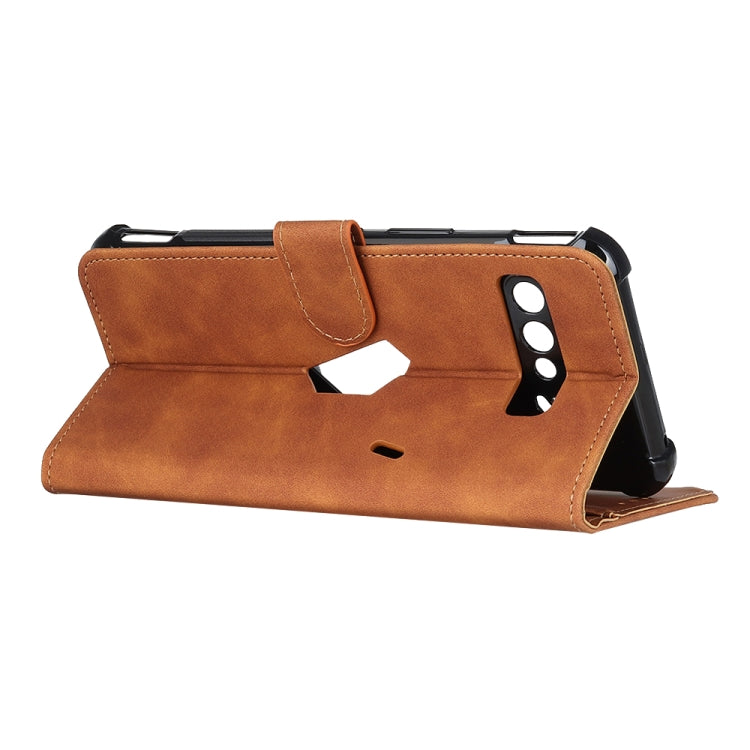 For Asus ROG Phone 3 ZS661KS KHAZNEH Texture PU + TPU Horizontal Flip Leather Case with Holder & Card Slots & Wallet