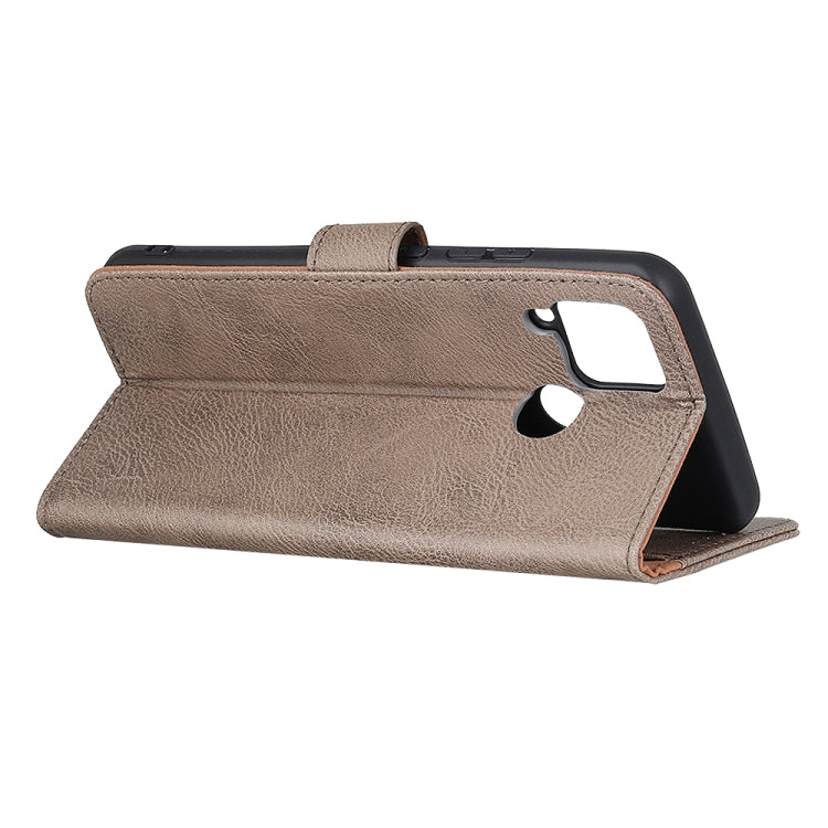 For OPPO Realme C15 KHAZNEH Cowhide Texture Horizontal Flip Leather Case with Holder & Card Slots & Wallet