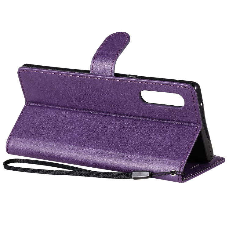 For LG G9 Solid Color Horizontal Flip Protective Leather Case with Holder & Card Slots & Wallet & Photo Frame & Lanyard