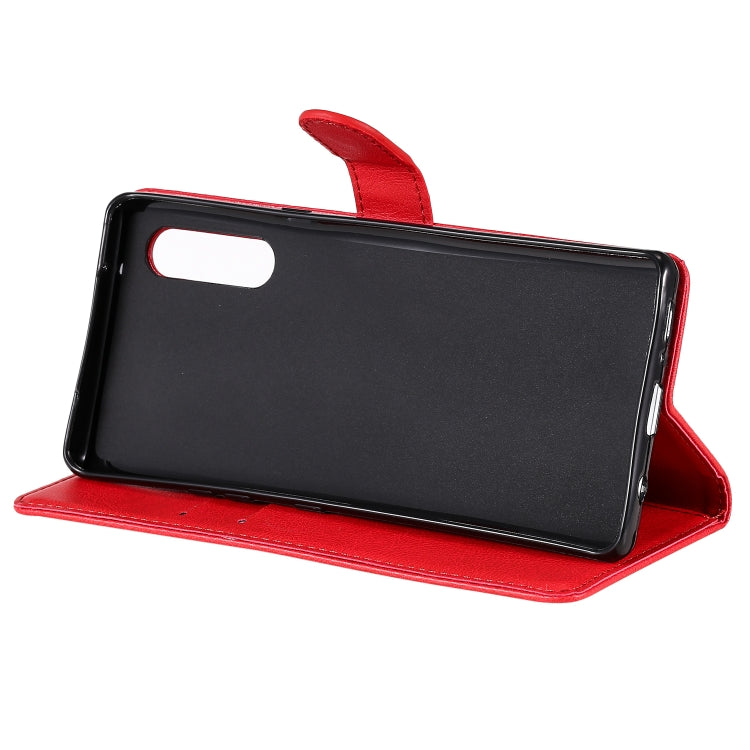 For LG G9 Solid Color Horizontal Flip Protective Leather Case with Holder & Card Slots & Wallet & Photo Frame & Lanyard