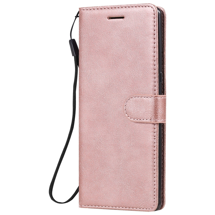 For LG G9 Solid Color Horizontal Flip Protective Leather Case with Holder & Card Slots & Wallet & Photo Frame & Lanyard