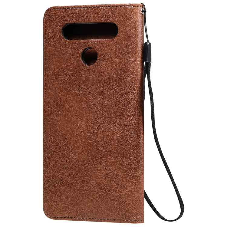 For LG K41S / K51S Solid Color Horizontal Flip Protective Leather Case with Holder & Card Slots & Wallet & Photo Frame & Lanyard
