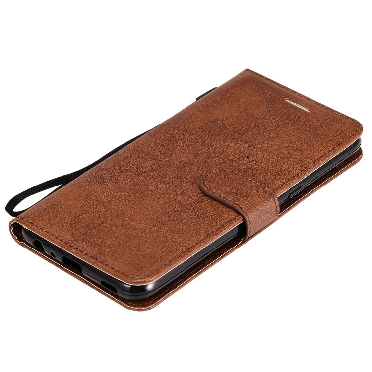 For LG K41S / K51S Solid Color Horizontal Flip Protective Leather Case with Holder & Card Slots & Wallet & Photo Frame & Lanyard