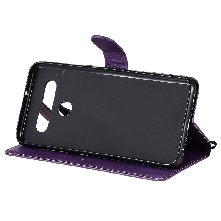 For LG K41S / K51S Solid Color Horizontal Flip Protective Leather Case with Holder & Card Slots & Wallet & Photo Frame & Lanyard