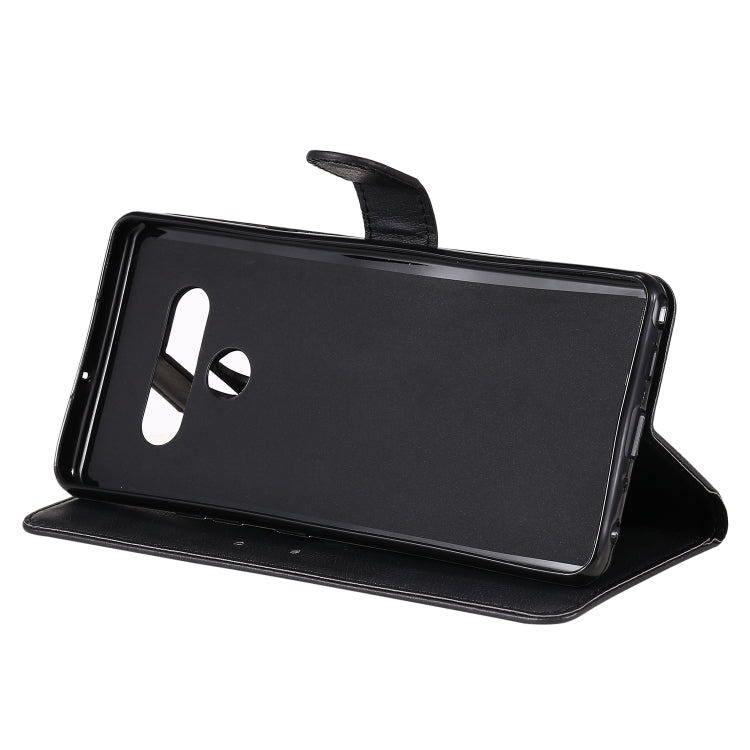 For LG Stylo 6 Solid Color Horizontal Flip Protective Leather Case with Holder & Card Slots & Wallet & Photo Frame & Lanyard