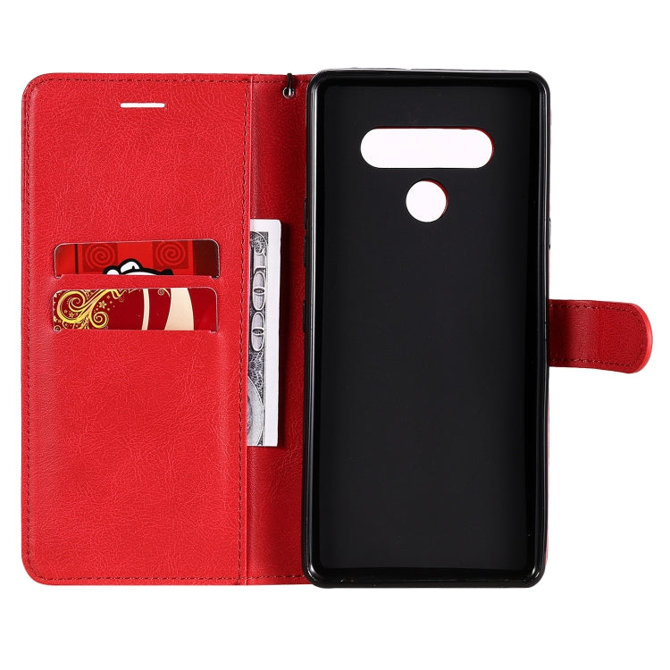 For LG Stylo 6 Solid Color Horizontal Flip Protective Leather Case with Holder & Card Slots & Wallet & Photo Frame & Lanyard