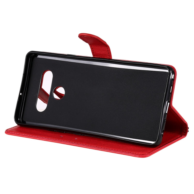 For LG Stylo 6 Solid Color Horizontal Flip Protective Leather Case with Holder & Card Slots & Wallet & Photo Frame & Lanyard