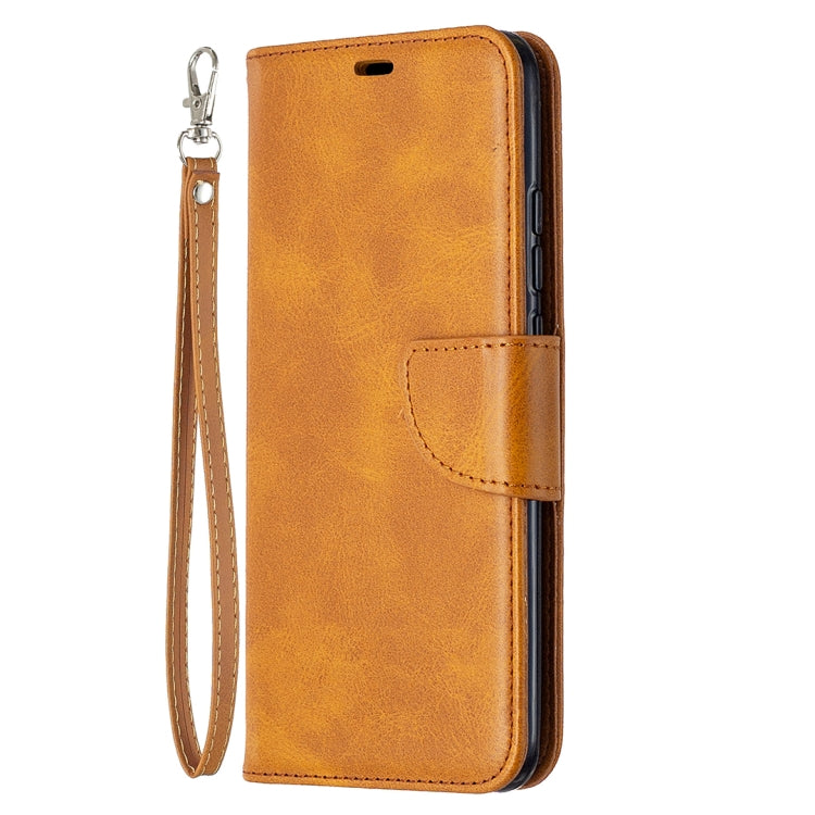 For Xiaomi Redmi 9A Retro Lambskin Texture Pure Color Horizontal Flip PU Leather Case with Holder & Card Slots & Wallet & Lanyard