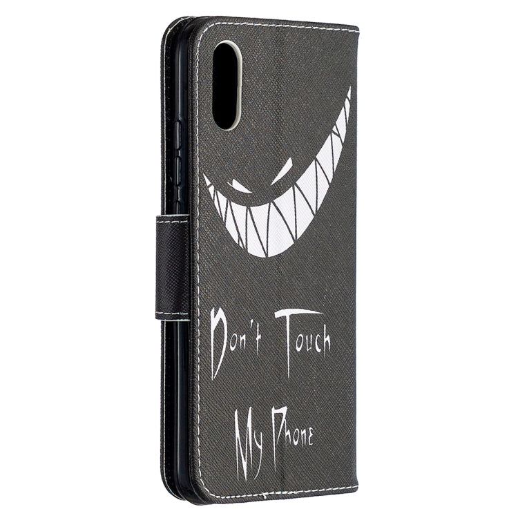 For Xiaomi Redmi 9A Colored Drawing Pattern Horizontal Flip Leather Case with Holder & Card Slots & Wallet