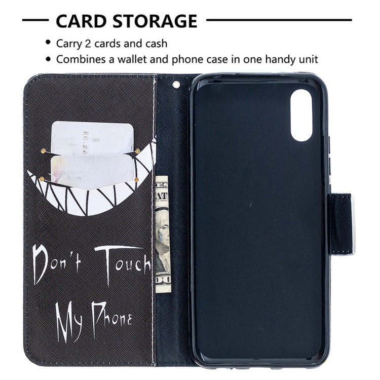 For Xiaomi Redmi 9A Colored Drawing Pattern Horizontal Flip Leather Case with Holder & Card Slots & Wallet