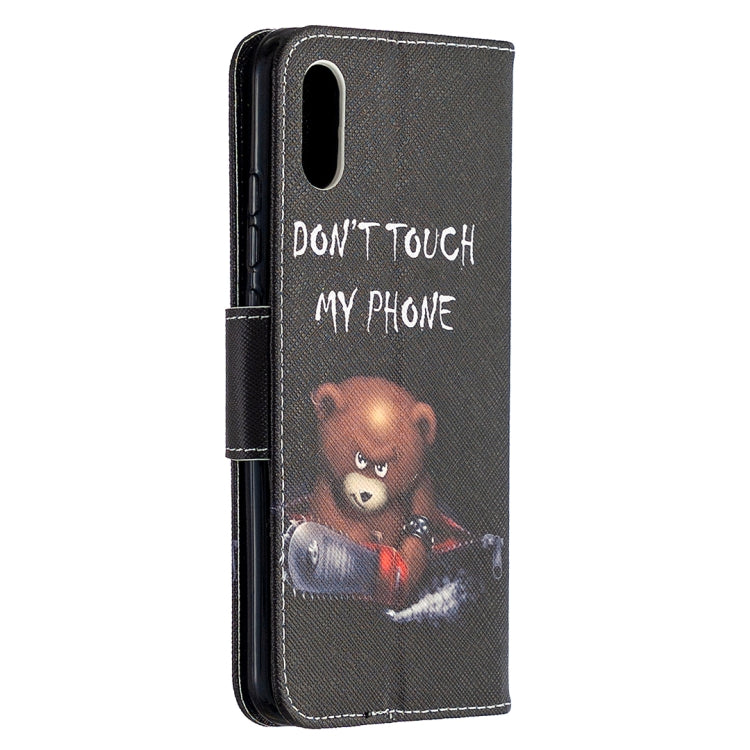 For Xiaomi Redmi 9A Colored Drawing Pattern Horizontal Flip Leather Case with Holder & Card Slots & Wallet