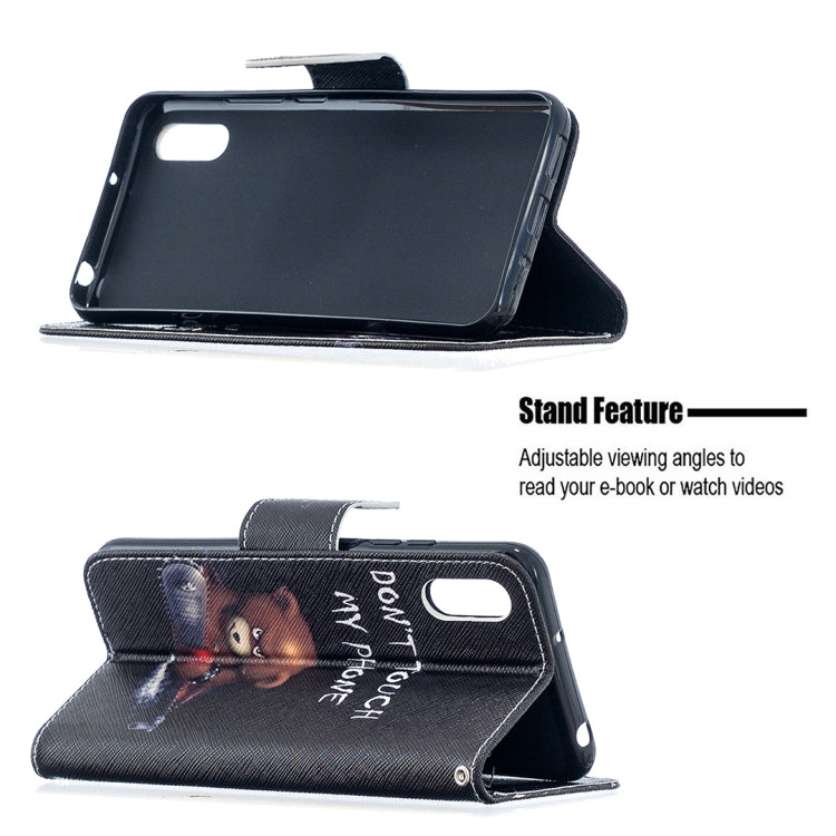 For Xiaomi Redmi 9A Colored Drawing Pattern Horizontal Flip Leather Case with Holder & Card Slots & Wallet