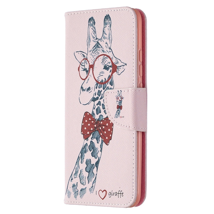 For Xiaomi Redmi 9A Colored Drawing Pattern Horizontal Flip Leather Case with Holder & Card Slots & Wallet