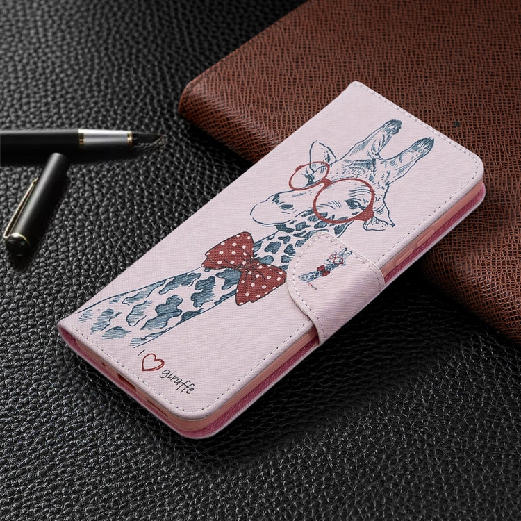 For Xiaomi Redmi 9A Colored Drawing Pattern Horizontal Flip Leather Case with Holder & Card Slots & Wallet