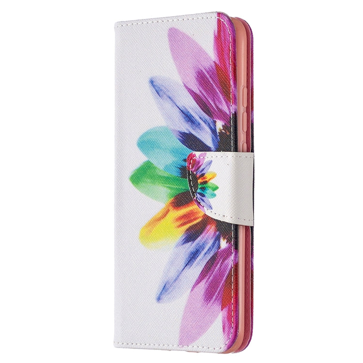 For Xiaomi Redmi 9A Colored Drawing Pattern Horizontal Flip Leather Case with Holder & Card Slots & Wallet