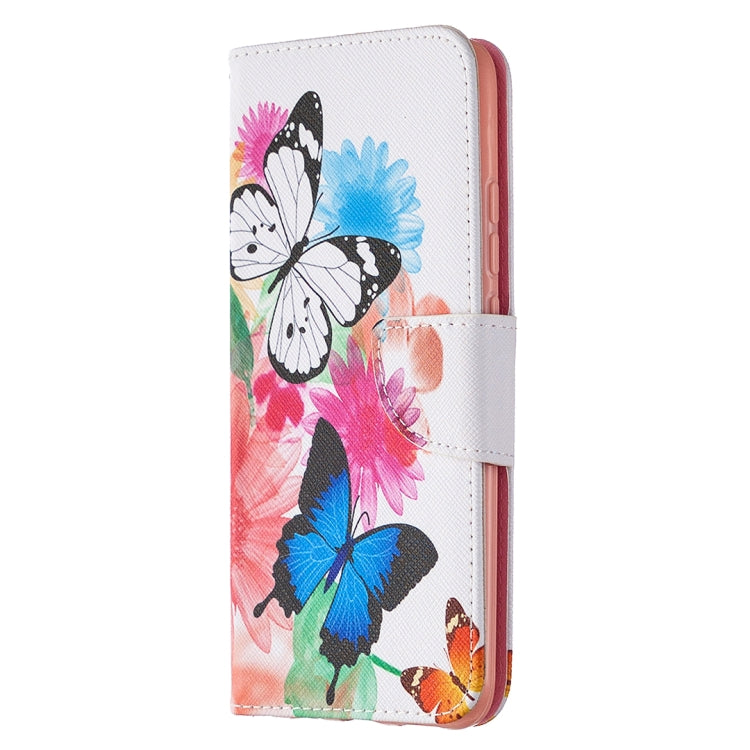 For Xiaomi Redmi 9A Colored Drawing Pattern Horizontal Flip Leather Case with Holder & Card Slots & Wallet