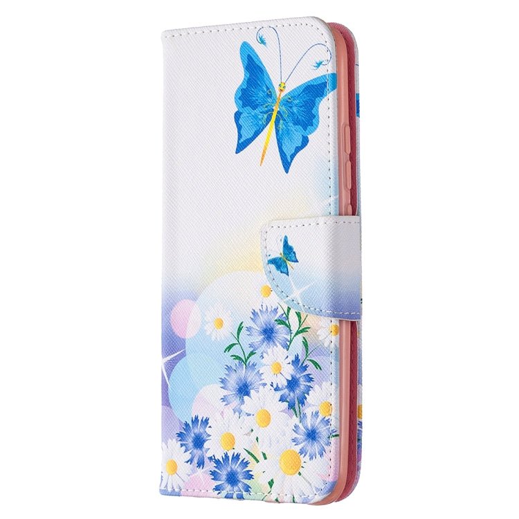 For Xiaomi Redmi 9A Colored Drawing Pattern Horizontal Flip Leather Case with Holder & Card Slots & Wallet