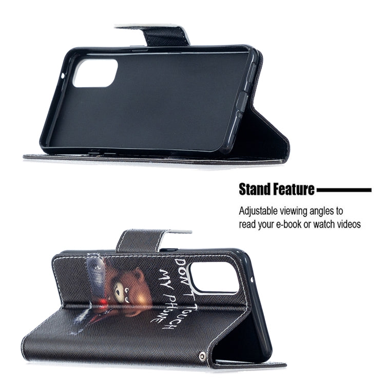 For OPPO Reno4 5G Colored Drawing Pattern Horizontal Flip Leather Case with Holder & Card Slots & Wallet
