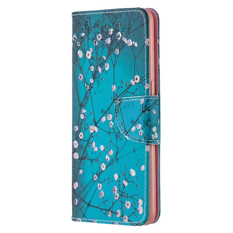 For OPPO Reno4 5G Colored Drawing Pattern Horizontal Flip Leather Case with Holder & Card Slots & Wallet